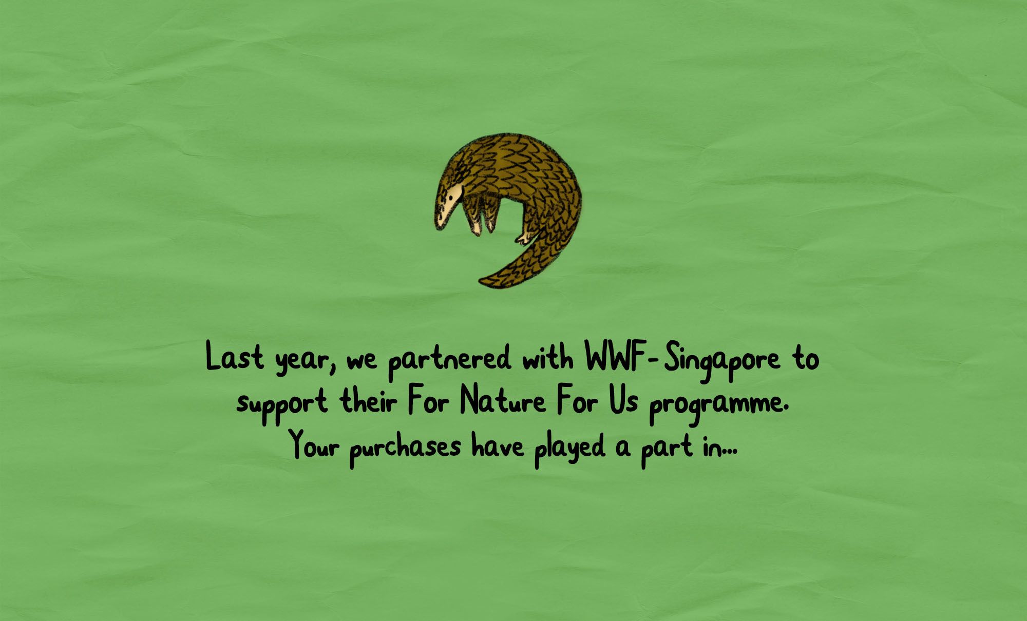 Thryft Gives: WWF-Singapore For Nature For Us
